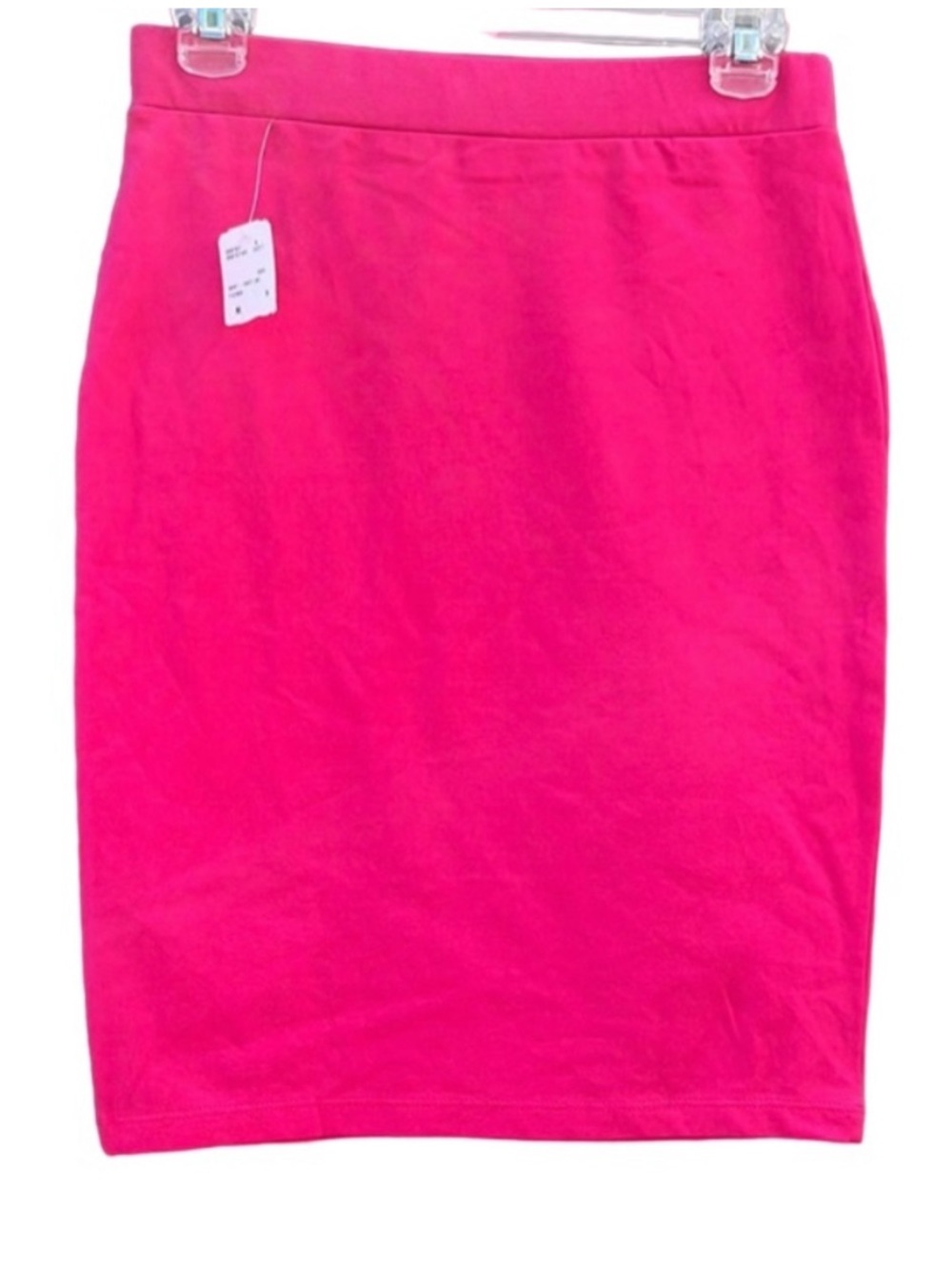 NWT Forever 21 Hot Fuchsia Pink Pencil Skirt Size Medium (7-9)
